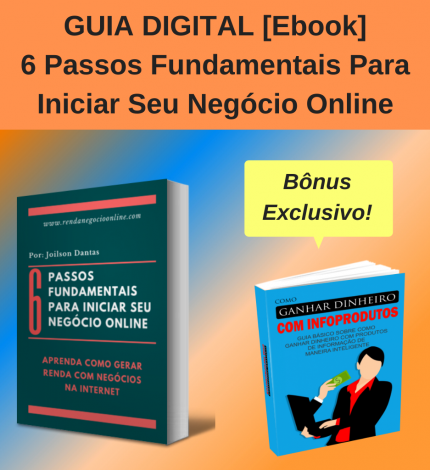 GUIA DIGITAL [Ebook] 6 Passos Fundamentais Para Iniciar Seu Negócio Online